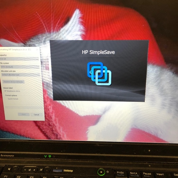 HP SimpleSave 1TB External USB 2.0 Back Up Hard Drive formatted, works - Picture 11 of 11